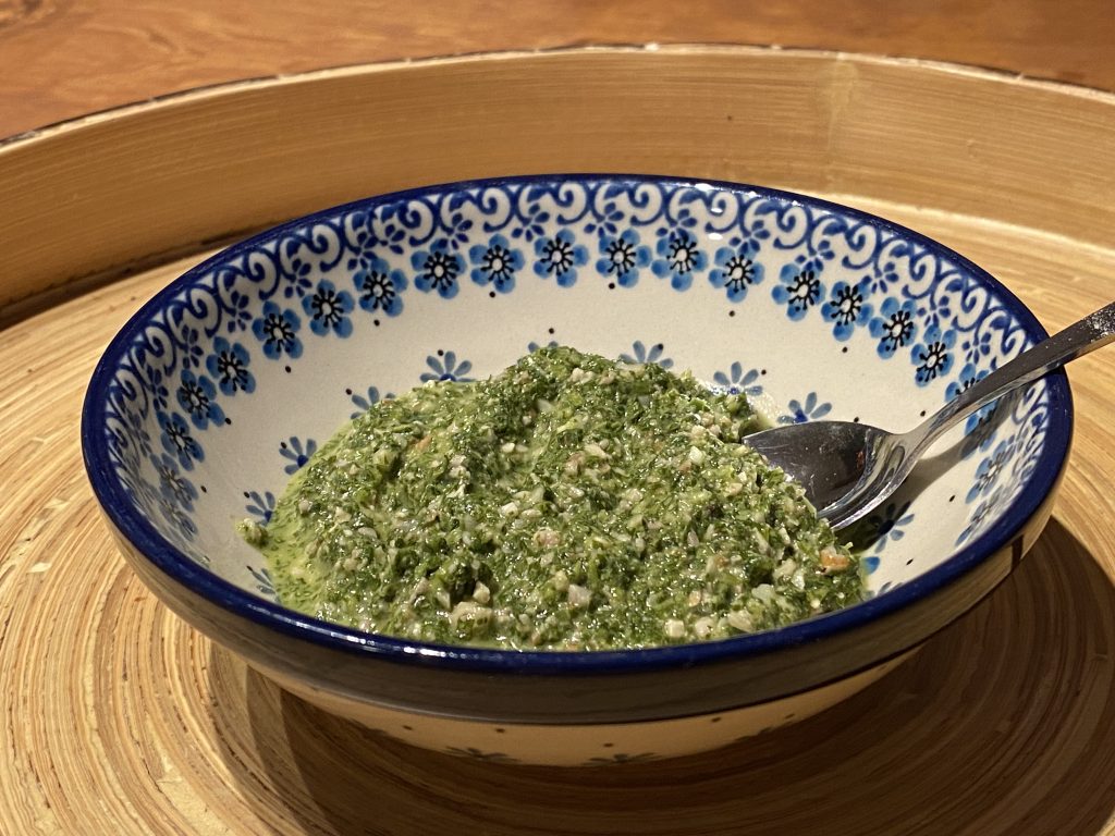 Afghaanse groene chutney