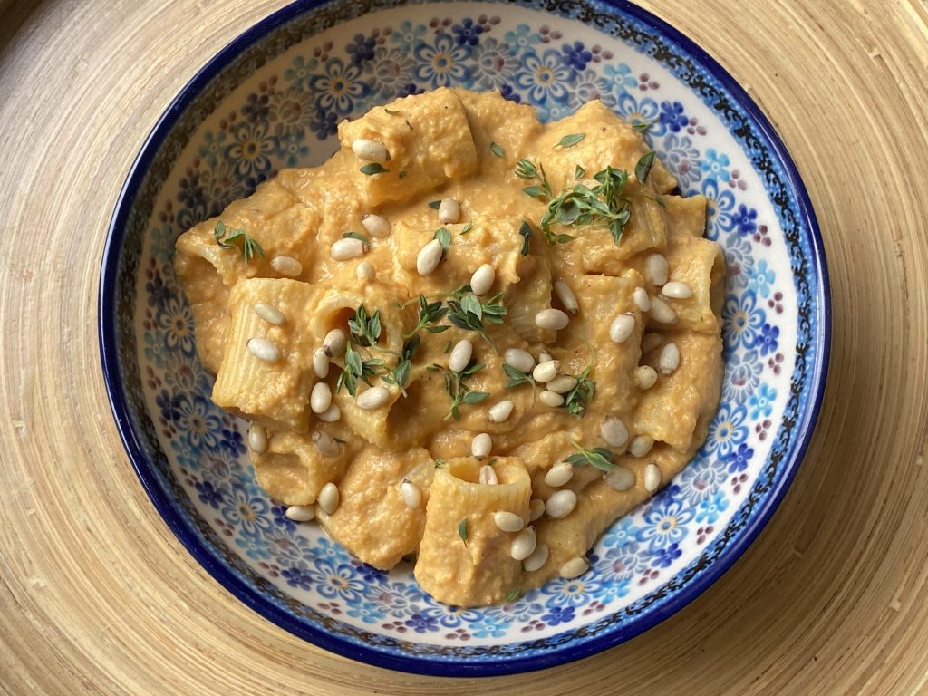 Rigatoni met romige saus