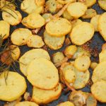 Gebakken aardappelschijfjes