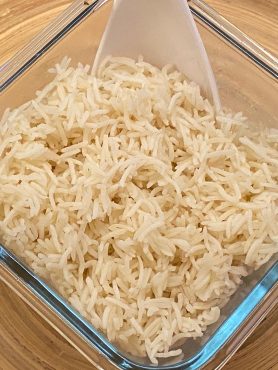 Bak met rijst