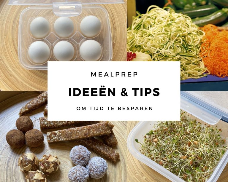 Met deze mealprep ideeën bespaar je tijd in de keuken