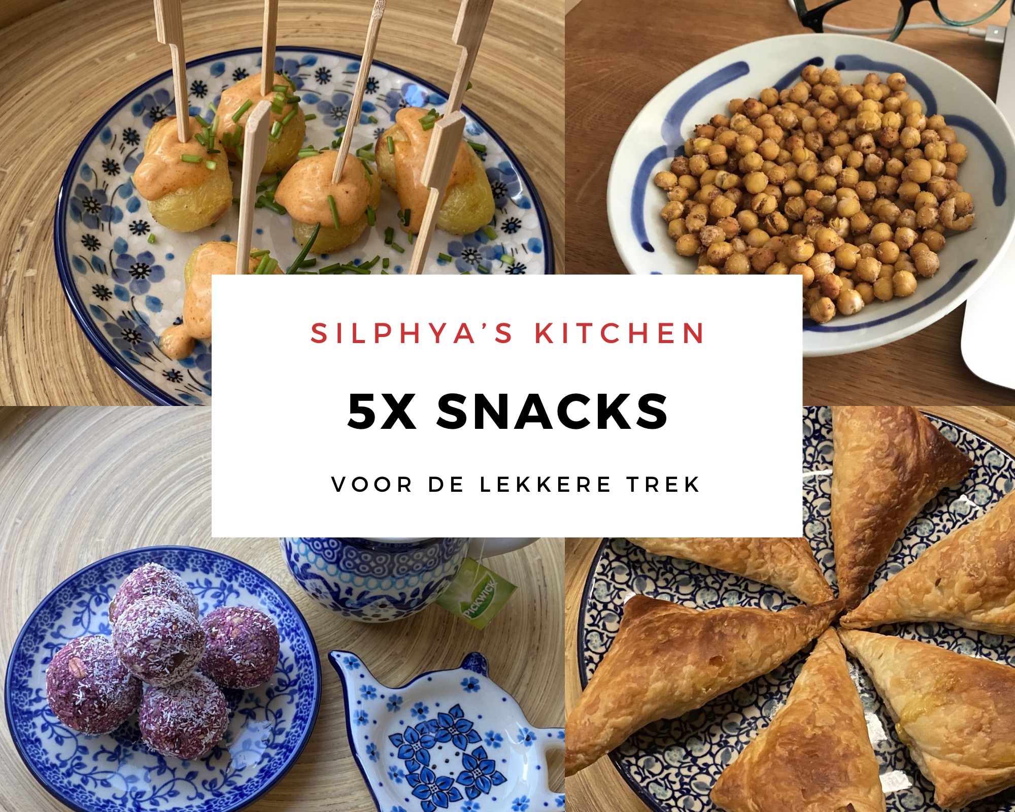 collage 5x de lekkerste snacks