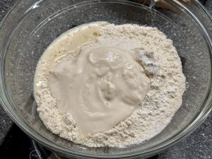 Ingrediënten voor naan