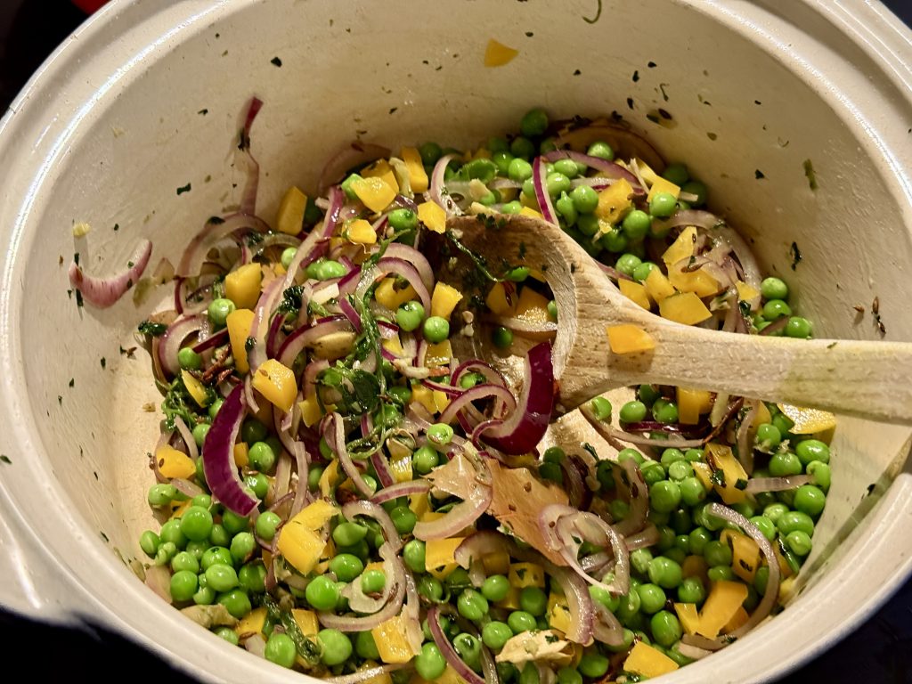 Pan met kruiden, pasta