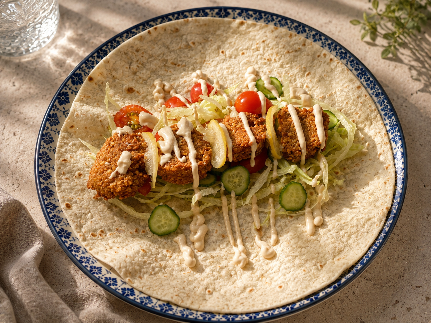 Knapperige falafel op drie manieren