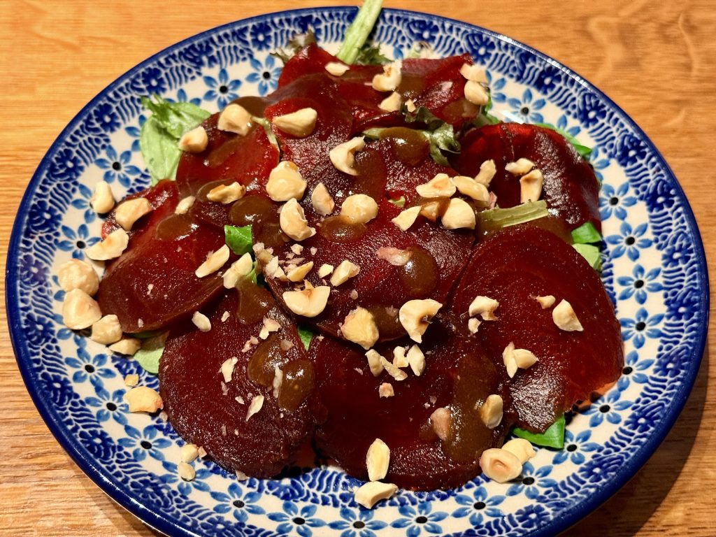 Carpaccio van bieten