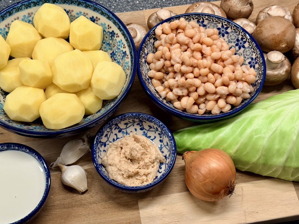 Ingrediënten voor shepherd’s pie